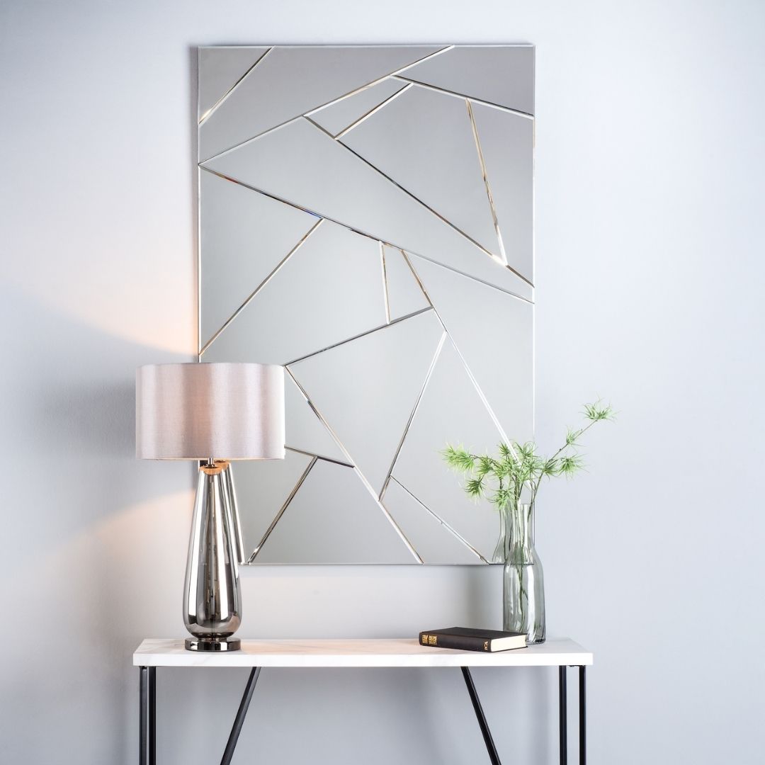 Lecce Rectangular Shatter-Effect Mirror