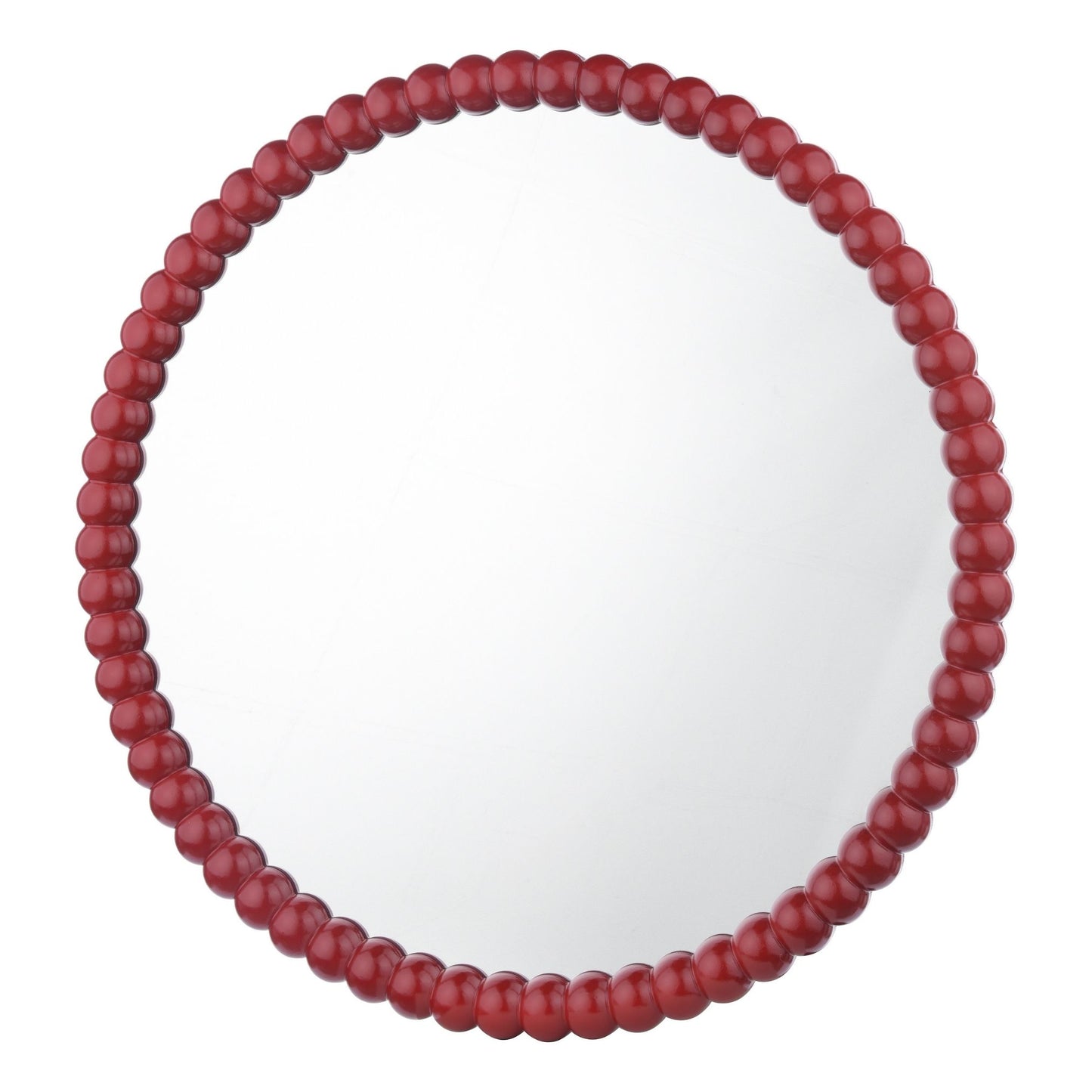 Ruan Round Mirror Red