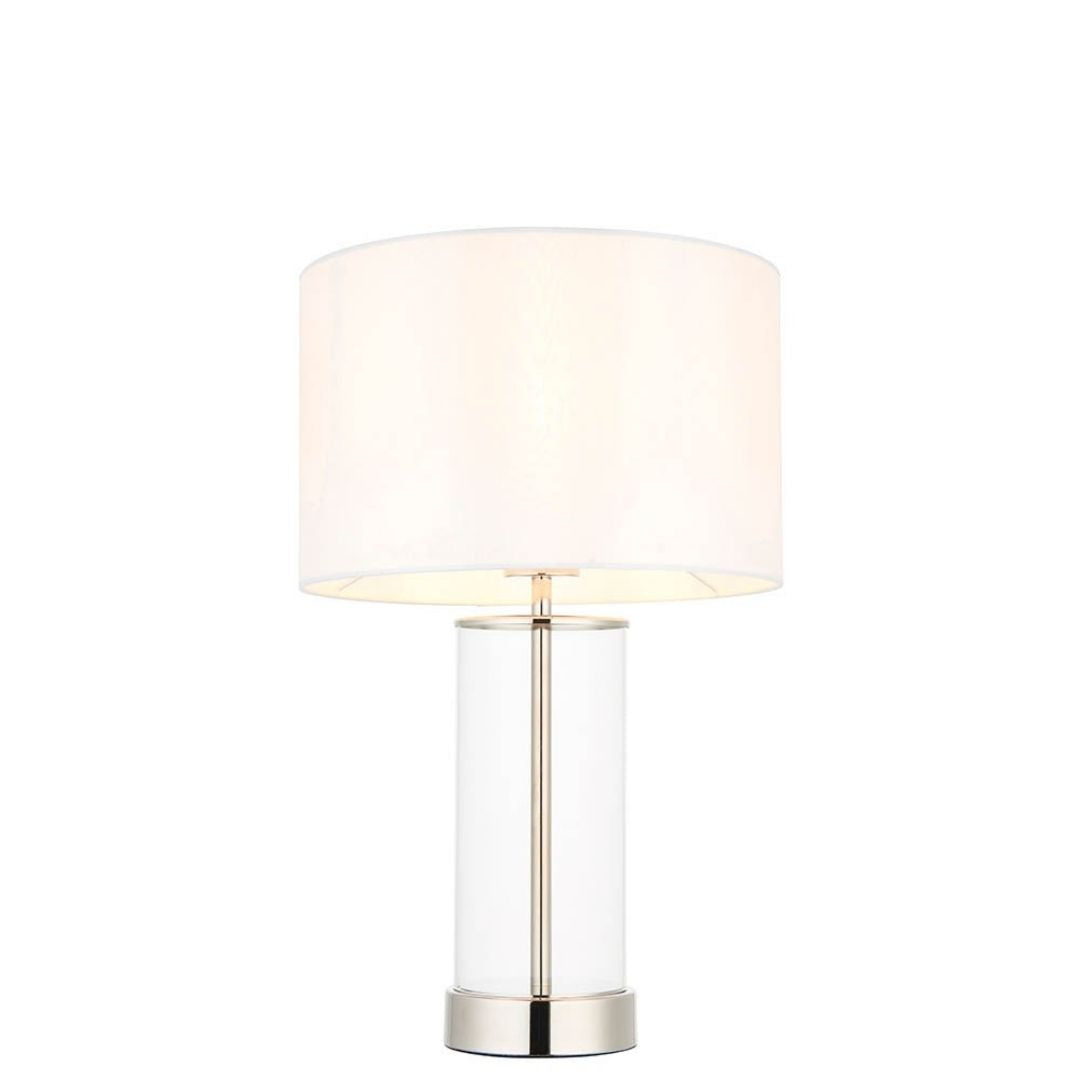 Lessina Silver & Glass Touch Table Lamp