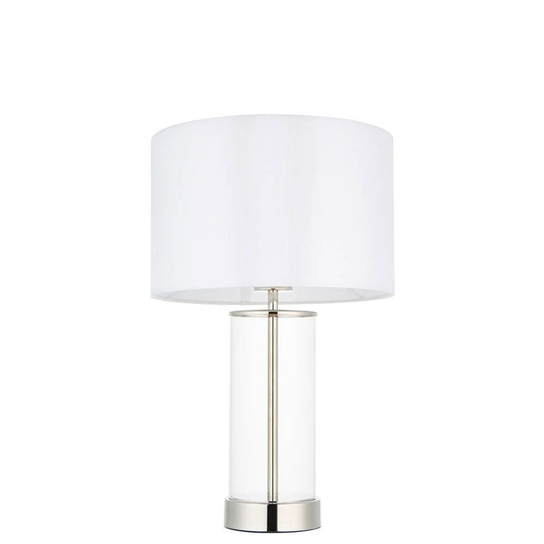 Lessina Silver & Glass Touch Table Lamp