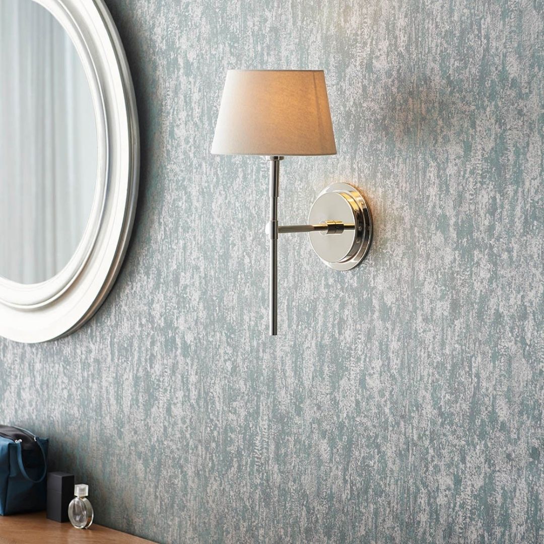 Rennes & Ceci Nickel Wall Light