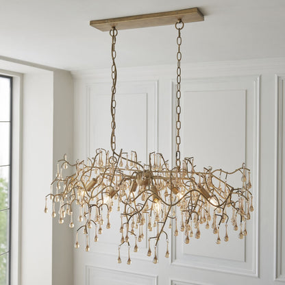 Nightingale 6 Light Gold Pendant Bar