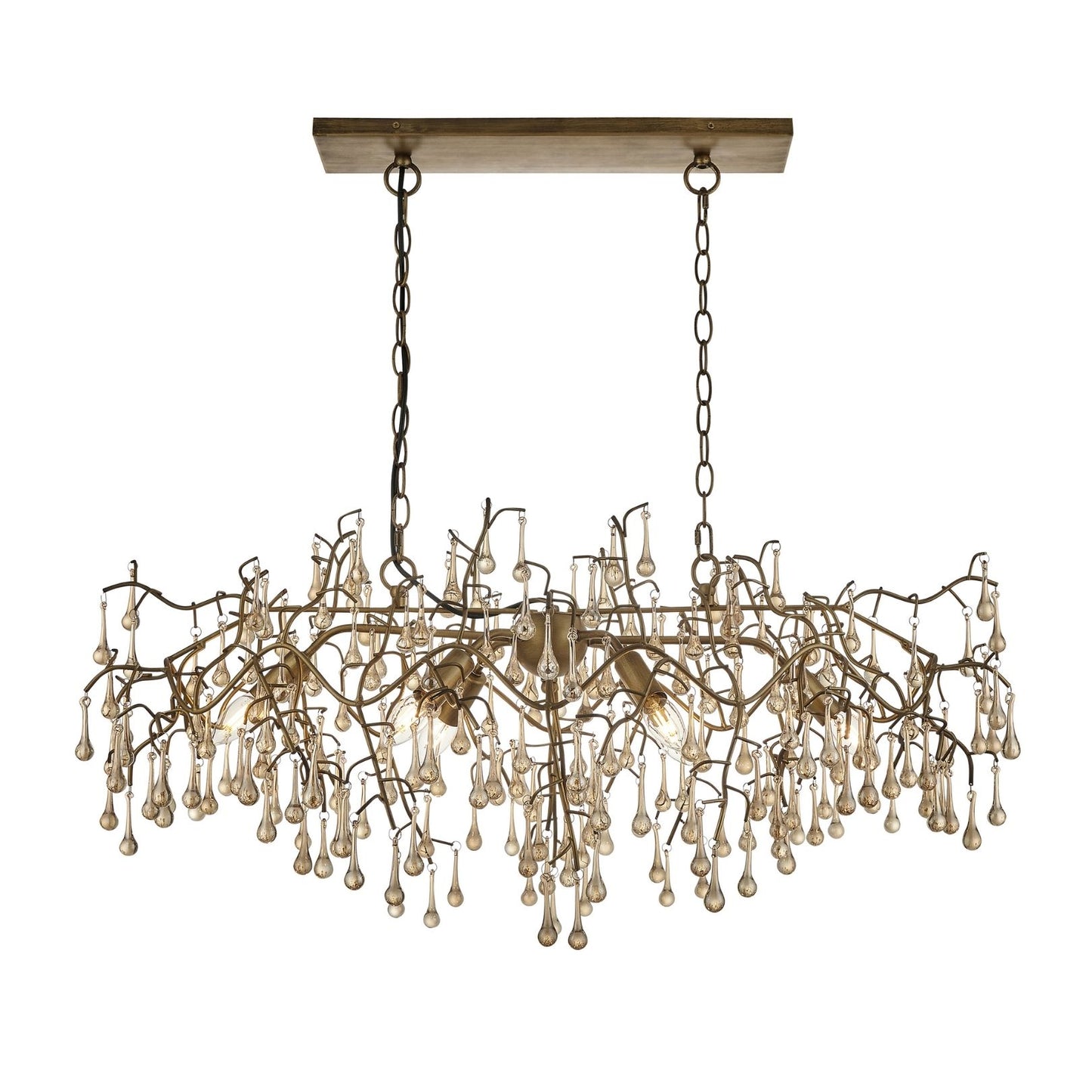 Nightingale 6 Light Gold Pendant Bar