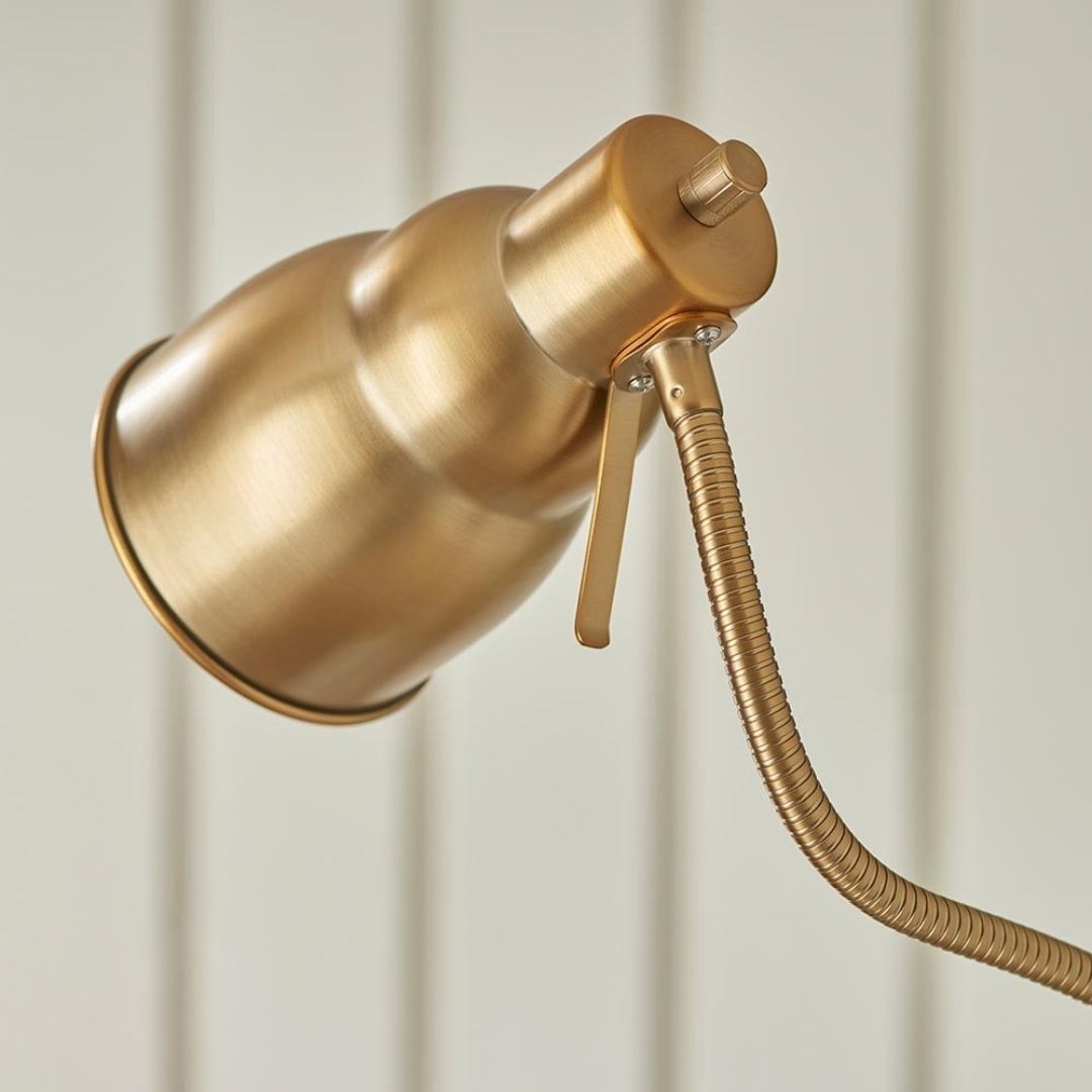 Classic Brass Task Floor Lamp