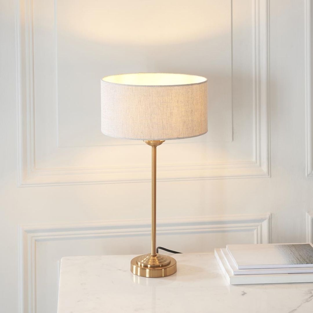 Highclere Brass Table Lamp