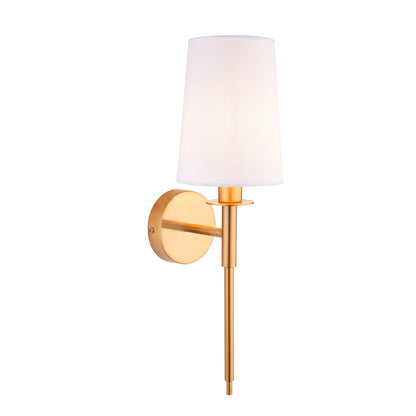 Long Line Vintage Brass Wall Light