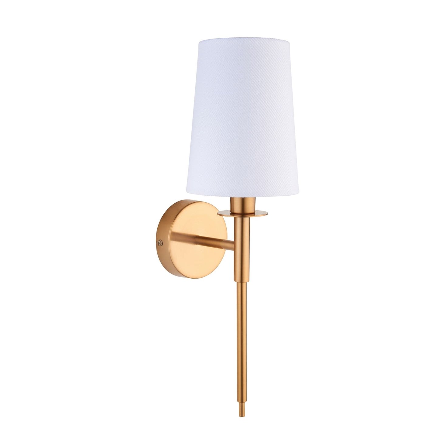 Long Line Vintage Brass Wall Light