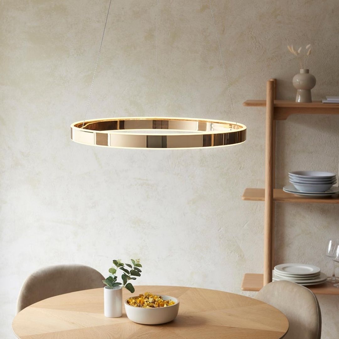 Gen LED Gold Pendant Ceiling Light