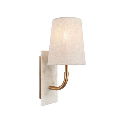 Castello Curved Antique Brass Wall Light