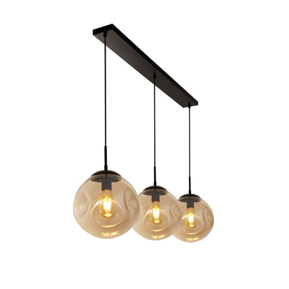 Punch 3 Light Glass Bar Pendant Light