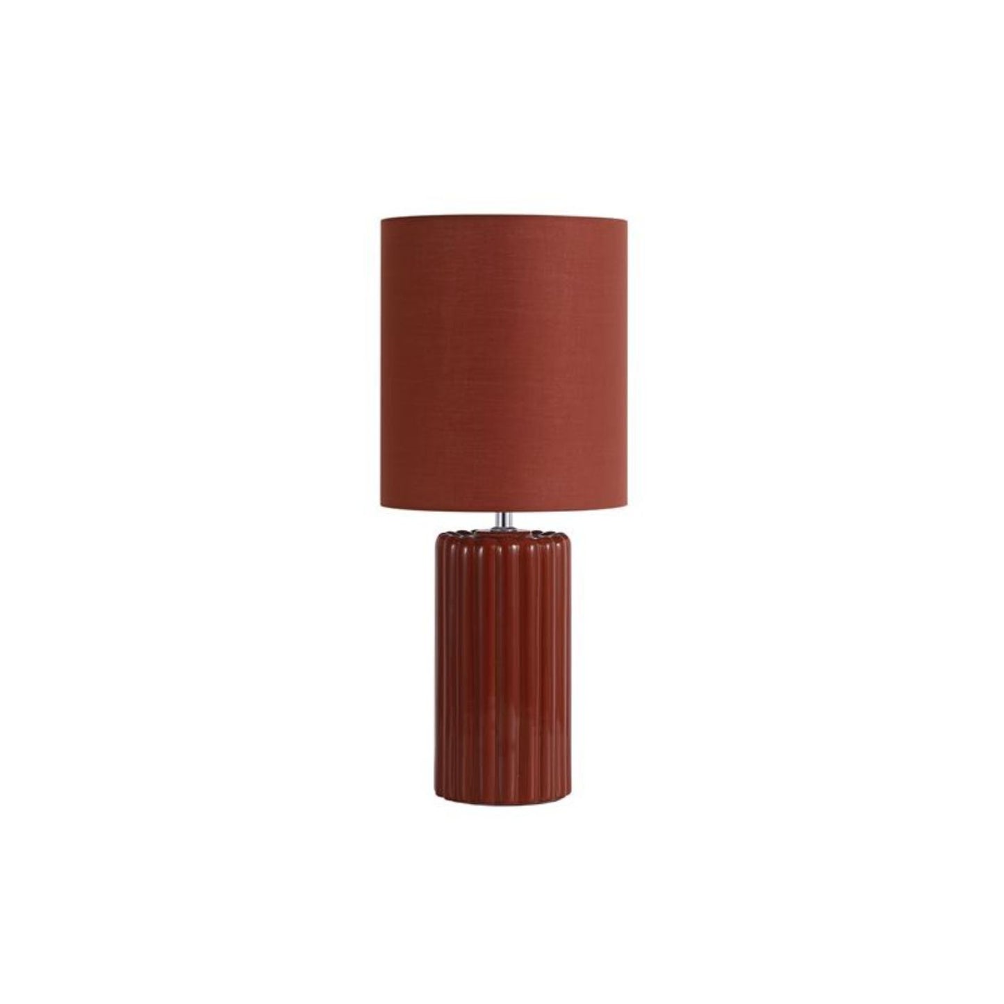 Groove Burnt Orange Table Lamp