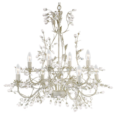 Alamandite 8 Light Crystal Chandelier