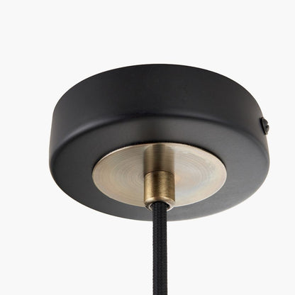 Florence Black & Glass Pendant Ceiling Light