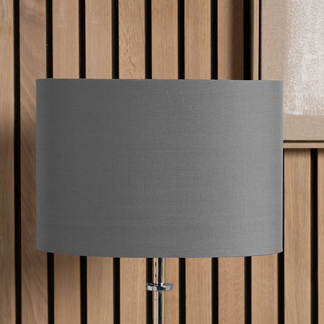 Mia 40cm Grey Oval Shade