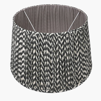 Vienna 35cm Black & White Chevron Shade