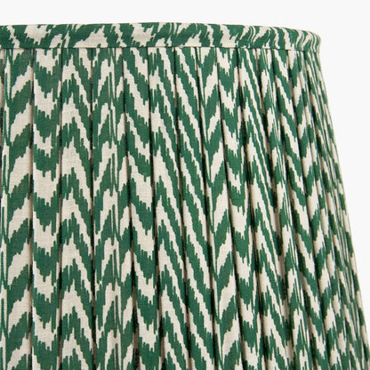 Vienna 45cm Green & White Chevron Shade