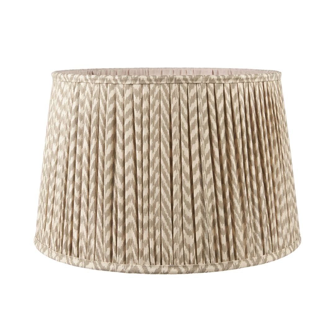 Vienna 30cm Taupe Chevron Pleated Shade