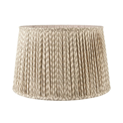 Vienna 30cm Taupe Chevron Pleated Shade