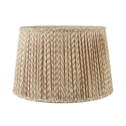 Vienna 30cm Taupe Chevron Pleated Shade