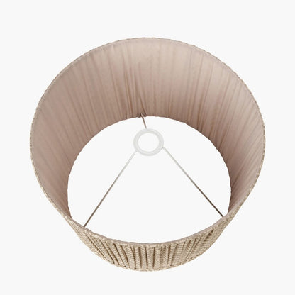 Vienna 30cm Taupe Chevron Pleated Shade