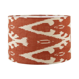 Lars 40cm Cinnamon Ikat Drum Shade