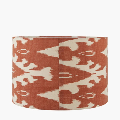 Lars 40cm Cinnamon Ikat Drum Shade