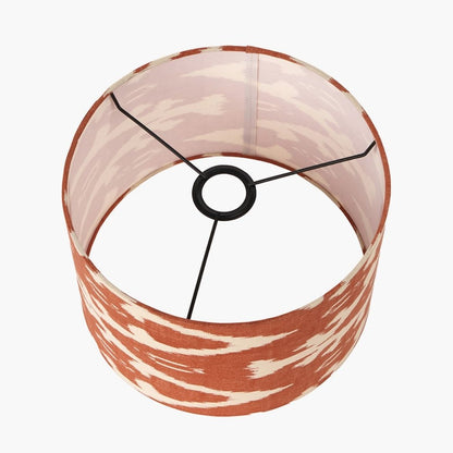 Lars 40cm Cinnamon Ikat Drum Shade