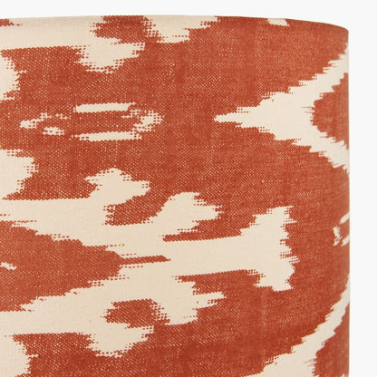 Lars 40cm Cinnamon Ikat Drum Shade