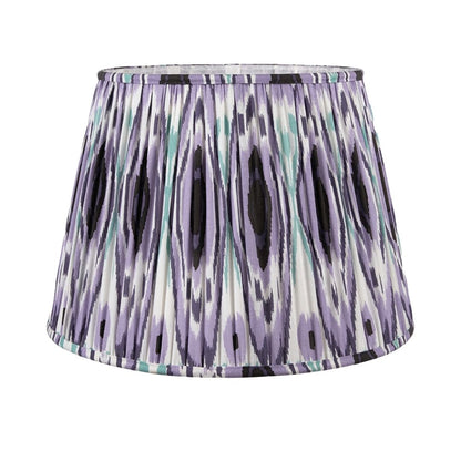 Izara 35cm Lilac Ikat Pleated Tapered Shade