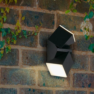 Montana Black LED Outdoor Wall Light