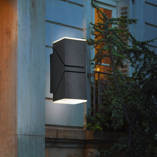 Montana Black LED Outdoor Wall Light