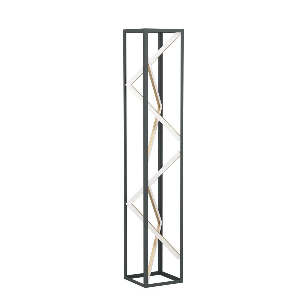 Penela Black & Gold LED Floor Lamp