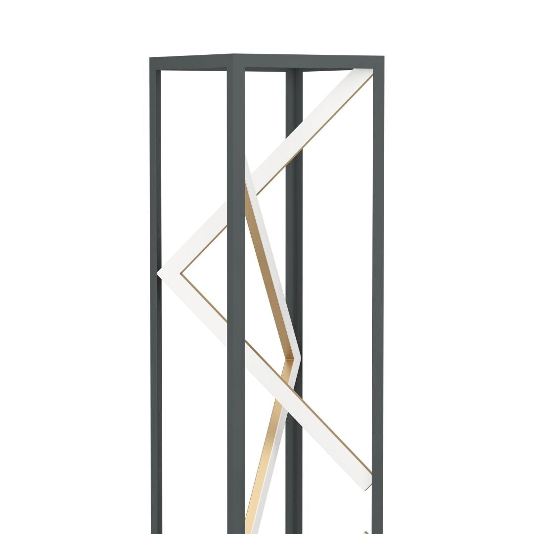 Penela Black & Gold LED Floor Lamp