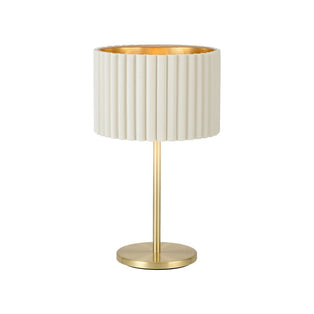 Tamaresco Gold Table Lamp with White Shade