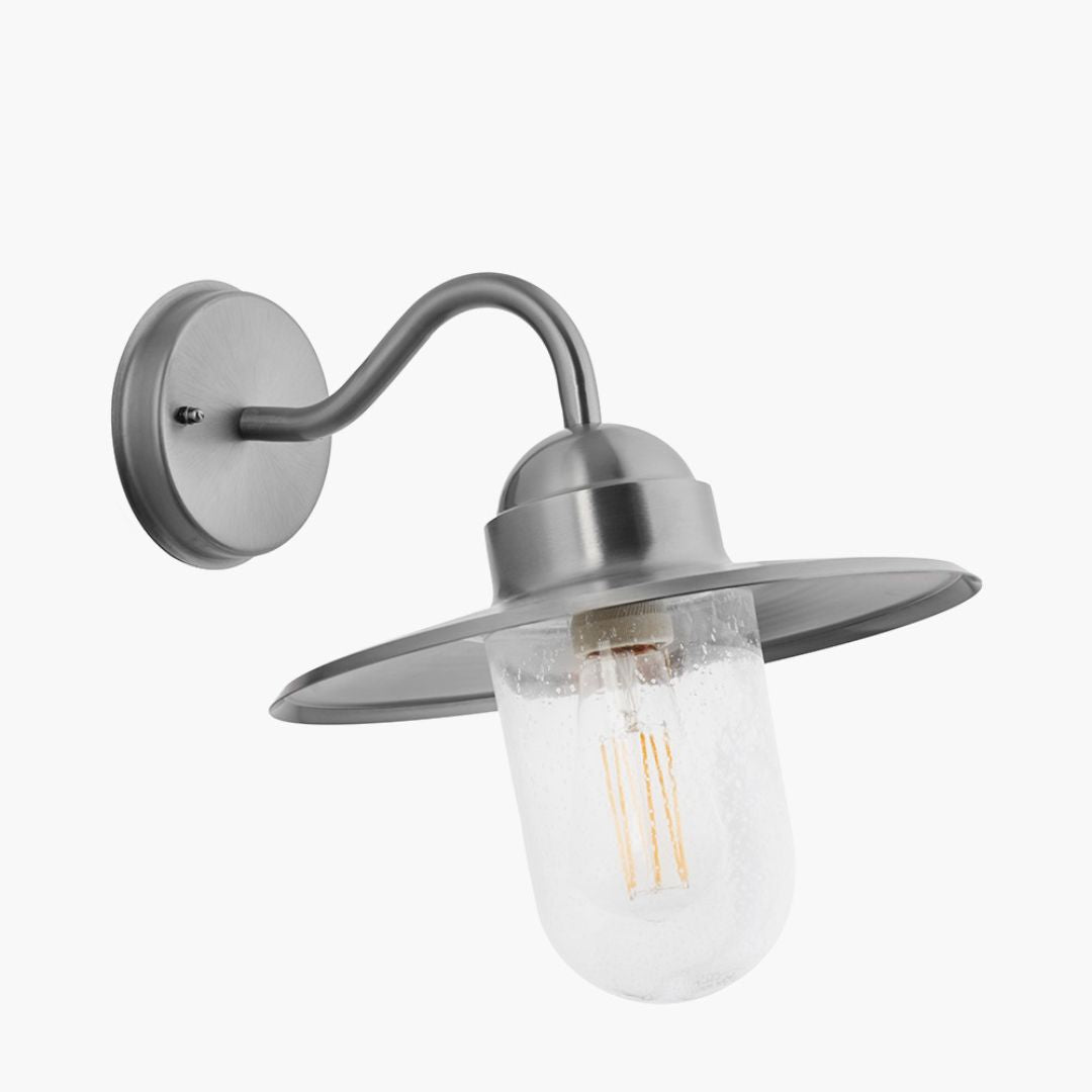 Lilium Outdoor Wall Light Silver