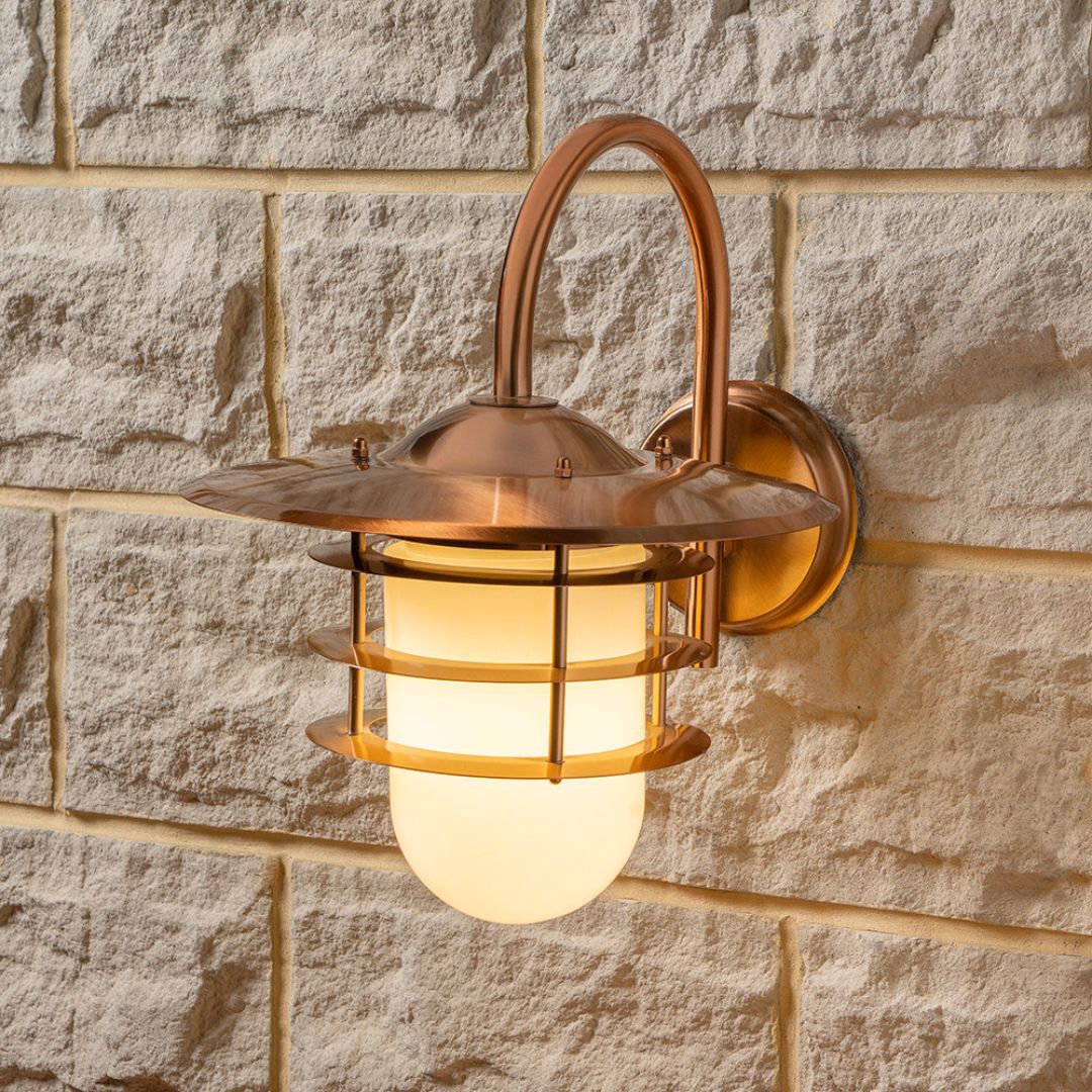 Centauri IP44 Outdoor Wall Light Copper