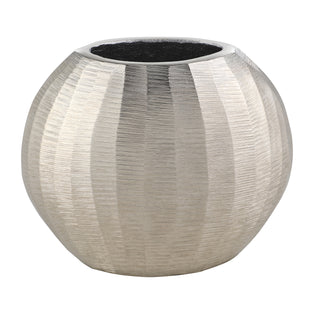 Abucay Silver Oval Vase