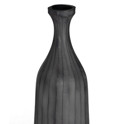 Dark Grey Bottle Vase 530 x 140mm