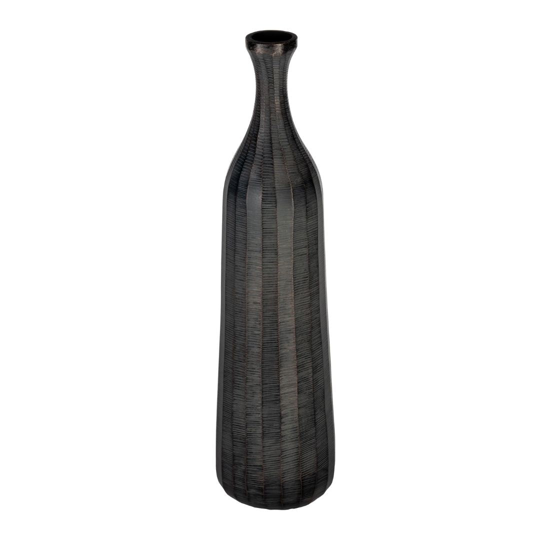 Dark Grey Bottle Vase 370 x 95mm