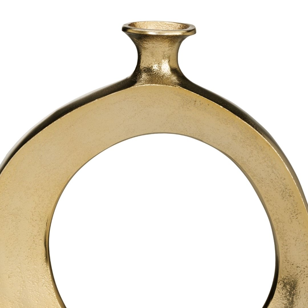 Ankarefo Round Gold Vase