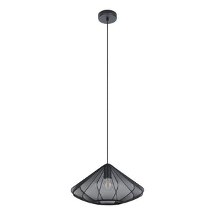 Dolwen Oval Black Mesh Pendant Ceiling Light