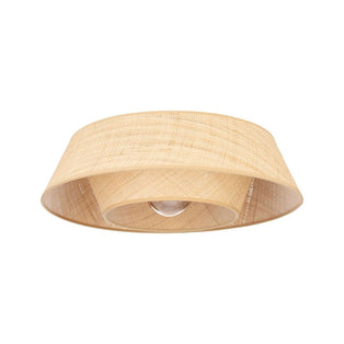 Marford Wooden Flush Ceiling Light