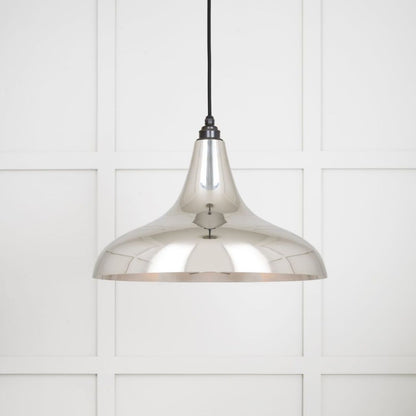 From the Anvil Smooth Nickel Frankley Pendant Ceiling Light