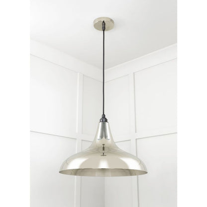 From the Anvil Smooth Nickel Frankley Pendant Ceiling Light