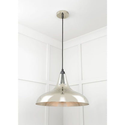 From the Anvil Smooth Nickel Frankley Pendant Ceiling Light