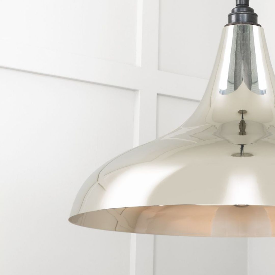 From the Anvil Smooth Nickel Frankley Pendant Ceiling Light