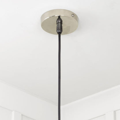 From the Anvil Smooth Nickel Frankley Pendant Ceiling Light