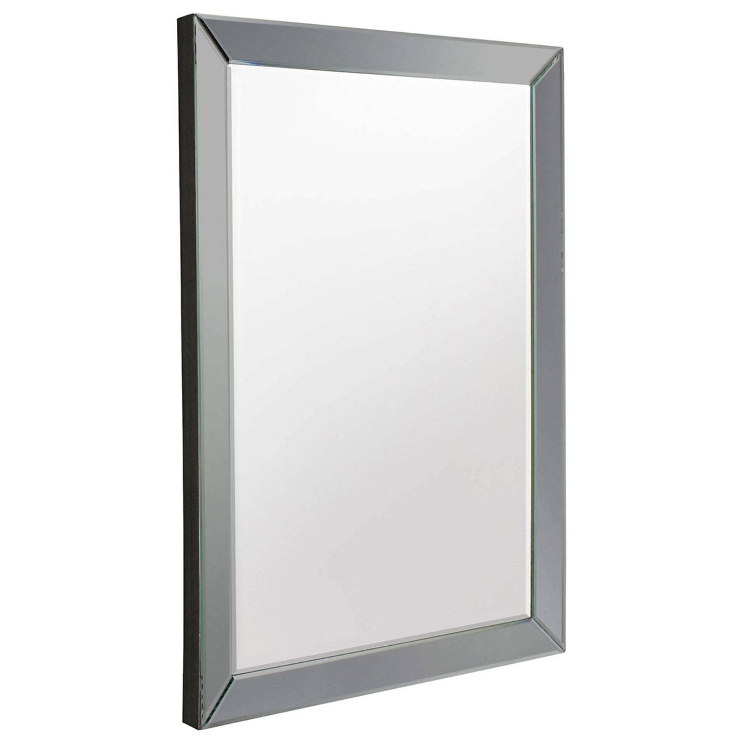 Luna 92x61cm Grey Mirror