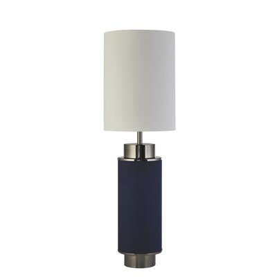 Flask Navy Table Lamp