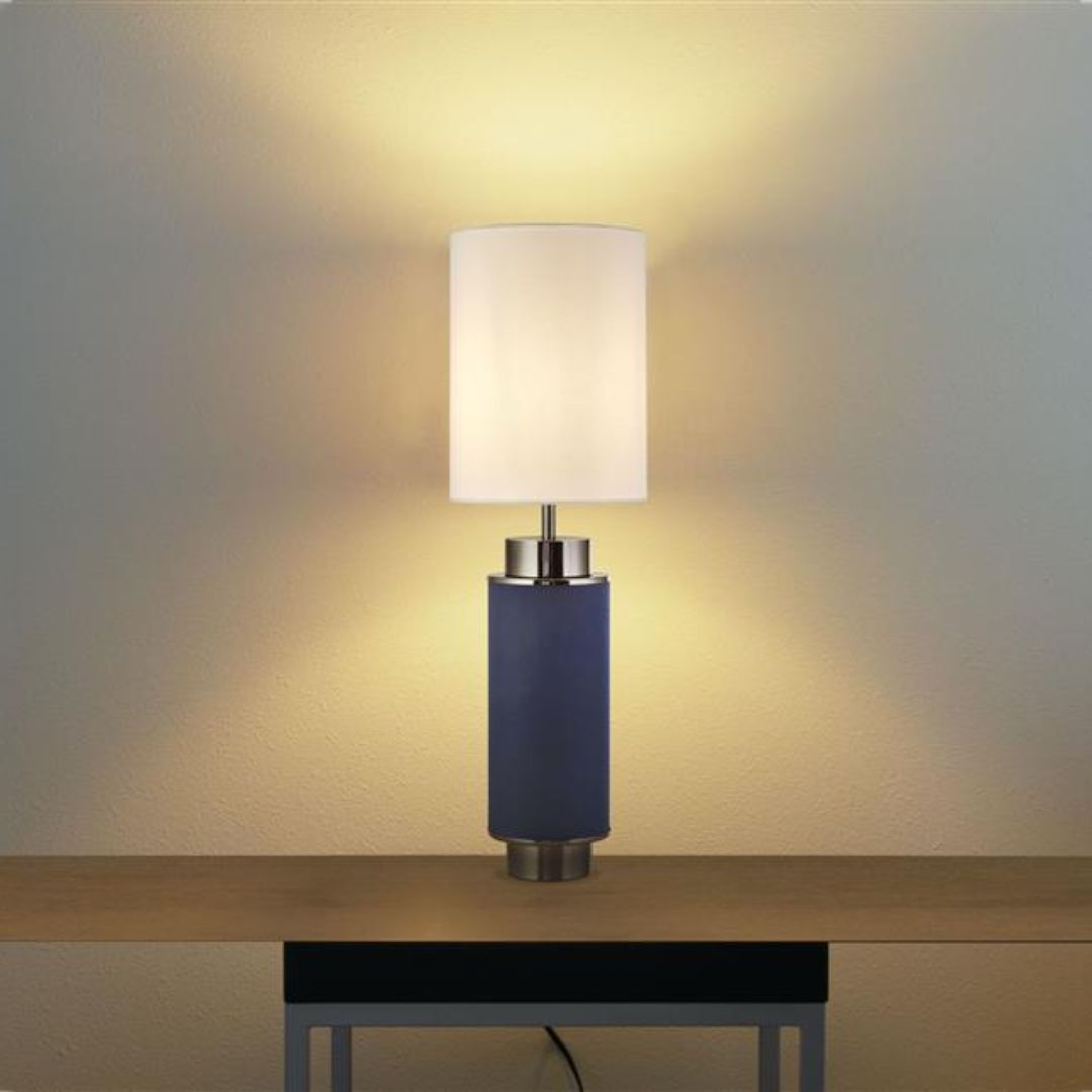 Flask Navy Table Lamp